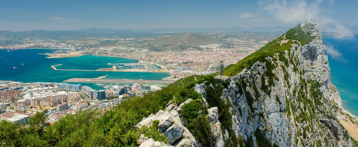 Gibraltar a Ponta da Europa e os túneis do Grande Cerco