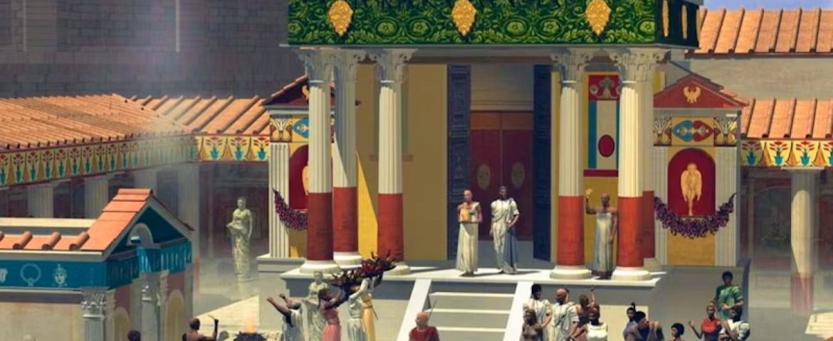 Pompeia Antiga em 3D com Realidade Virtual