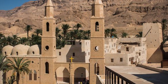 Visita ao Mosteiro de Santo Antonio em Zafarana